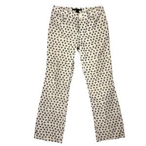 Mark Jacobs printed corduroy pants. women’s size 8